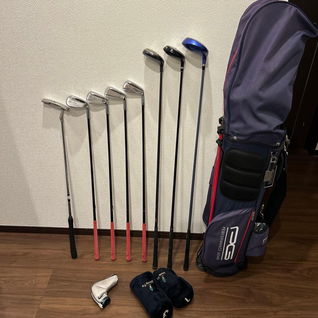 初心者お試しセットミズノ他　8本　右利き　レディースL