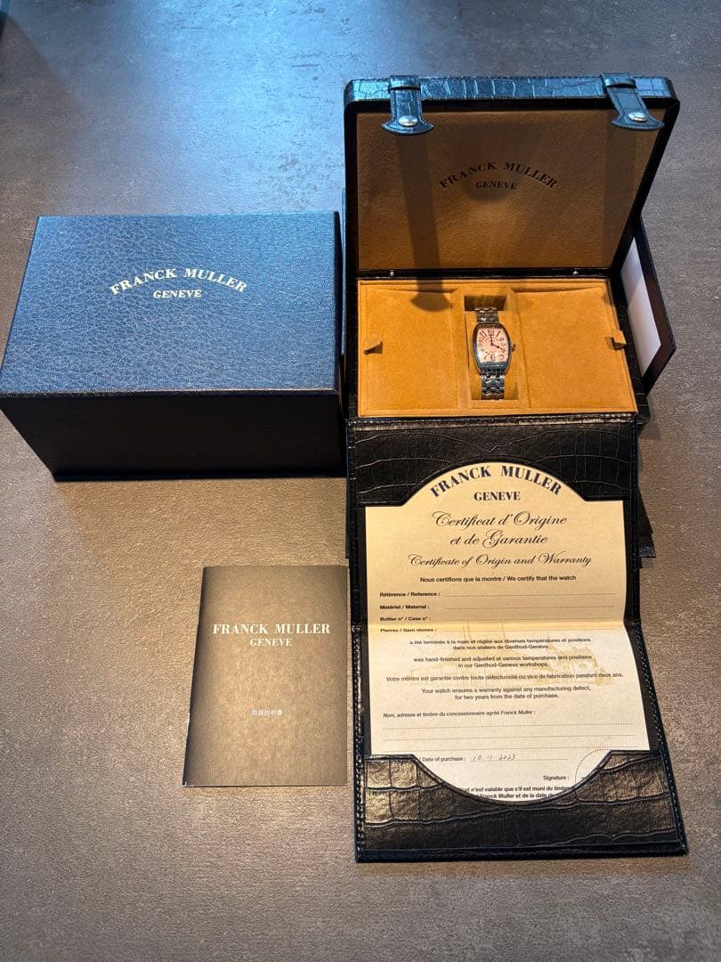 フランクミューラー　時計　レディース　トノーカーベックス　電池式　1752QZ