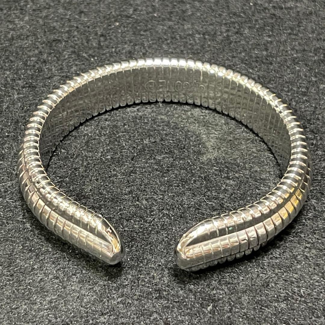 美品 オルゴンリング バングル ブレスレット シルバー系 施術用