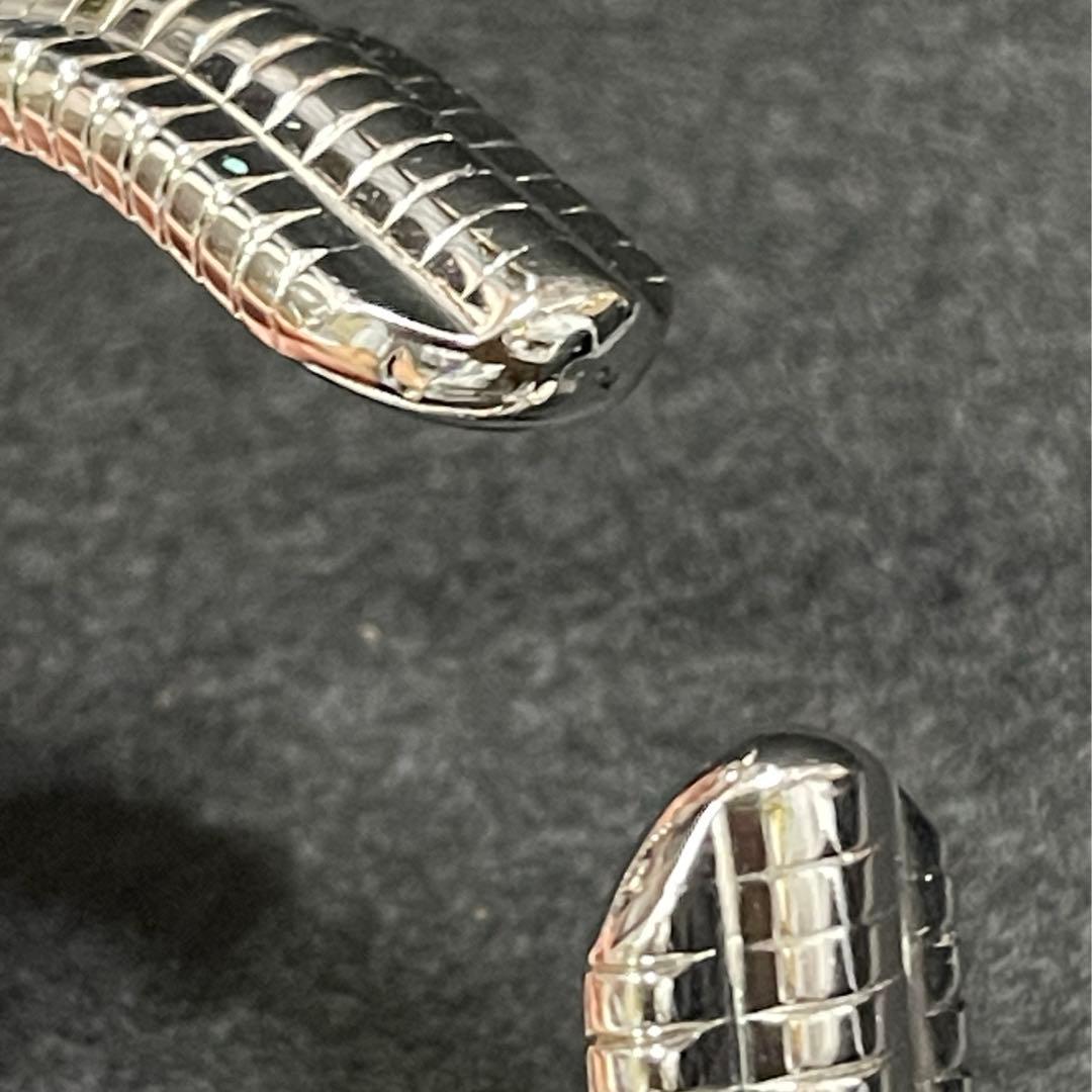 美品 オルゴンリング バングル ブレスレット シルバー系 施術用