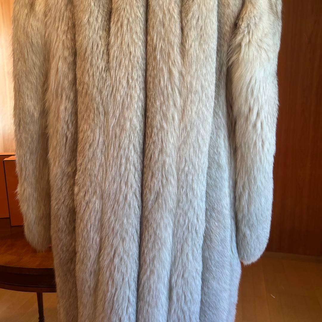 稀少◆HERMES エルメス　ミンクロングコート　毛皮　ヴィンテージ