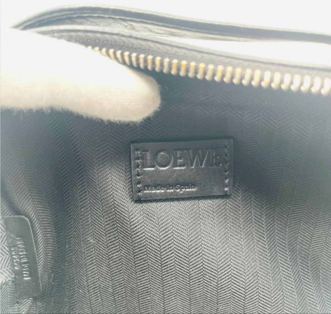 【美品】ロエベ クロスボディ カメラ バッグ ブラック ショルダー