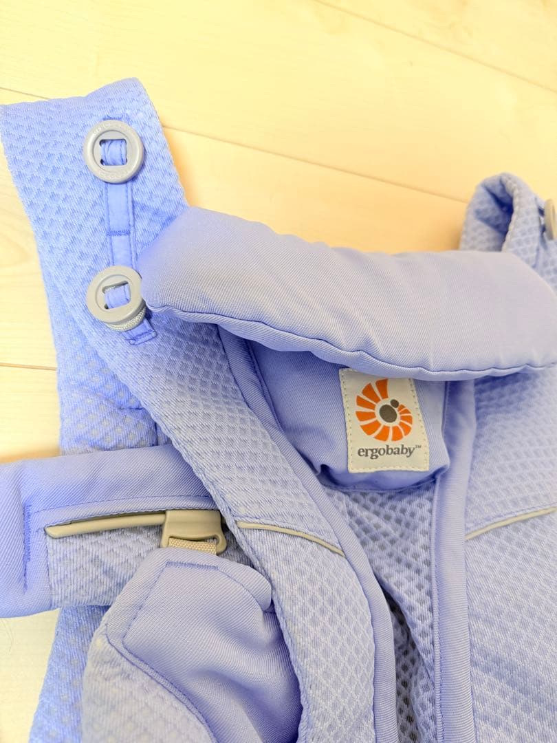 本日限り価格✨希少カラー✨エルゴベビー抱っこひもオムニブリーズ　ブルーラベンダー