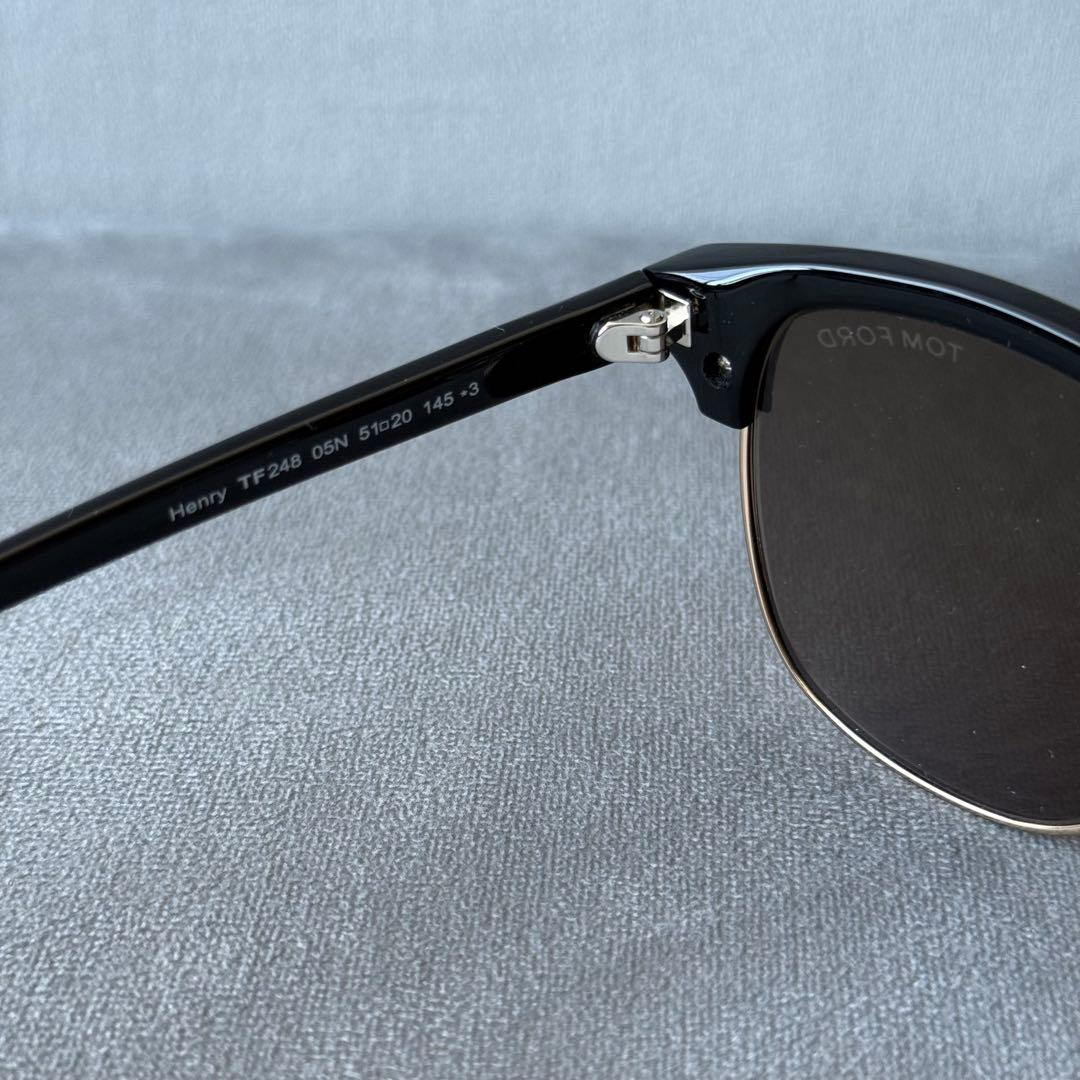 トムフォード ヘンリー TF248 サングラス ブラック 新品未使用