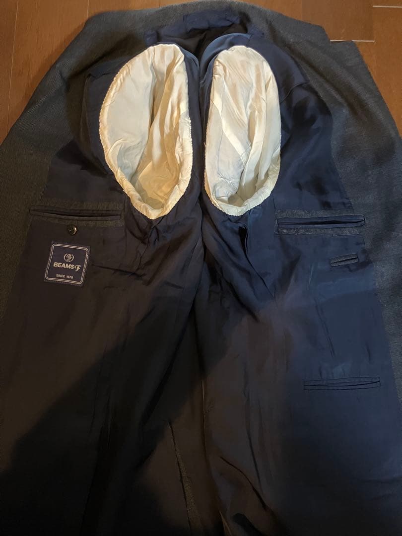 【新春セール！BEAMS F】ネイビースーツ・サイズ48・ビームス購入
