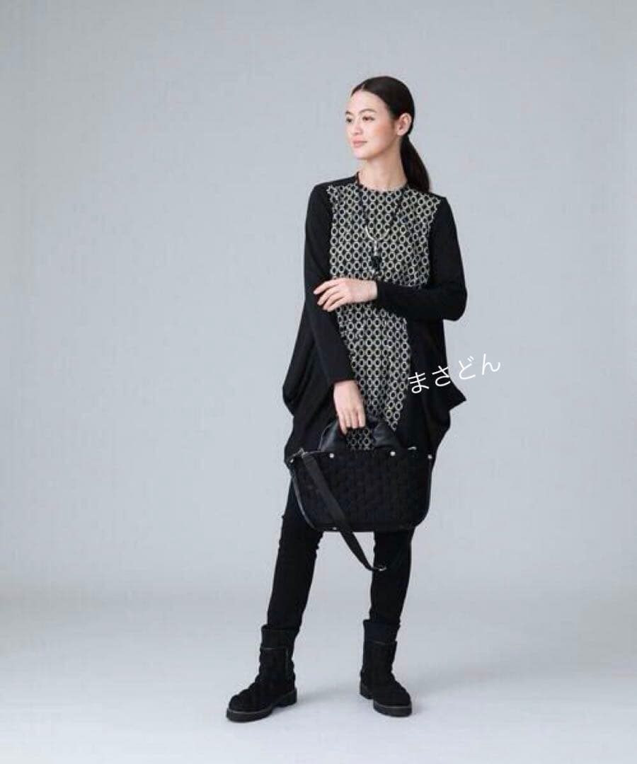 HIROKO KOSHINO 【美品・洗える】ジオメトリックパターンチュニック