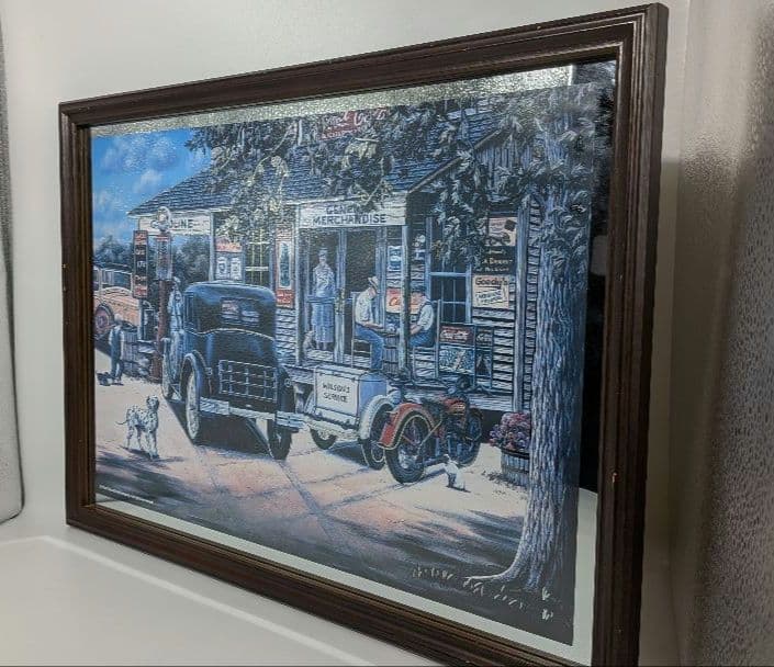 【希少品】Coca-Cola Looking Back パブミラー