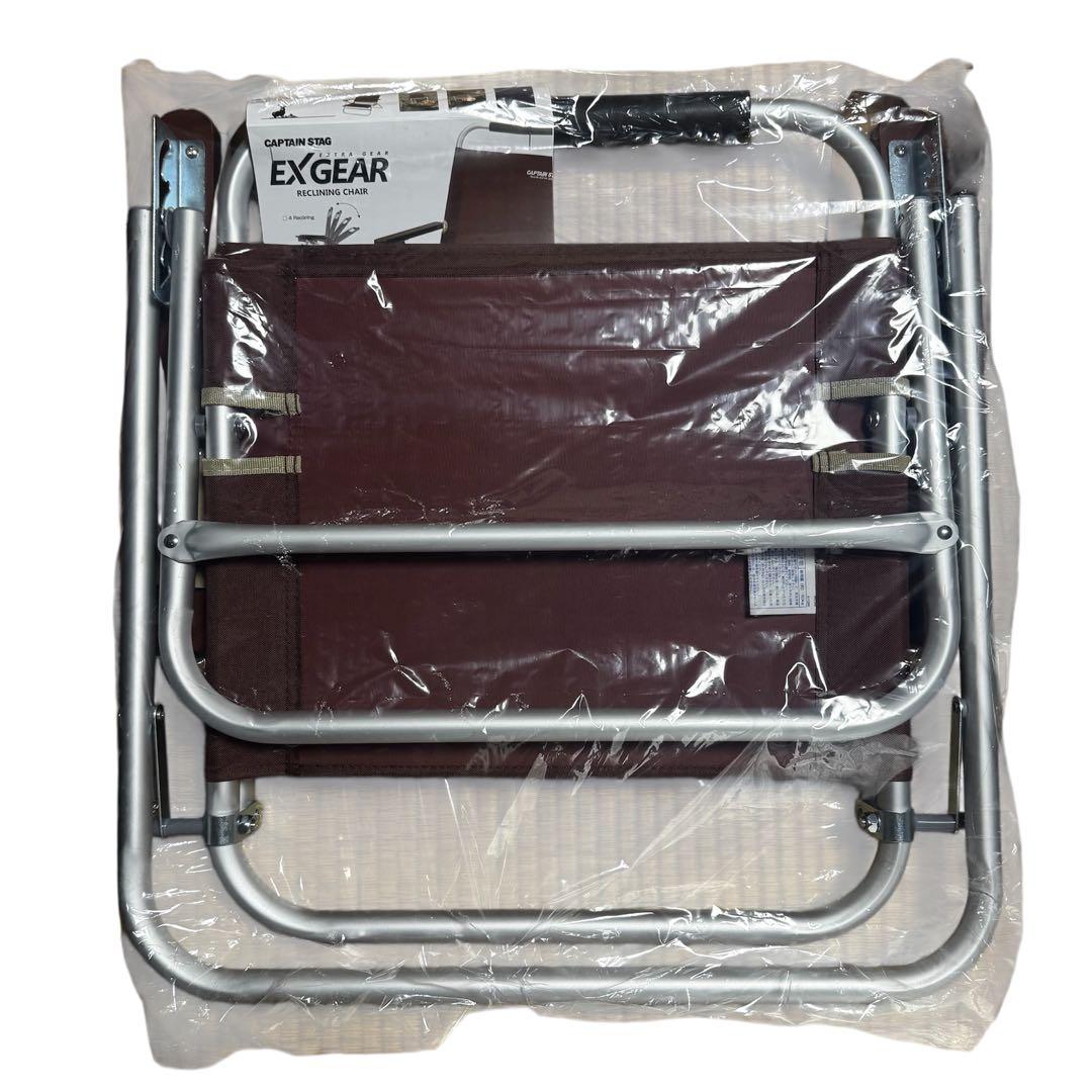 3脚 CAPTAIN STAG EXGEAR リクライニングチェアUC-1502