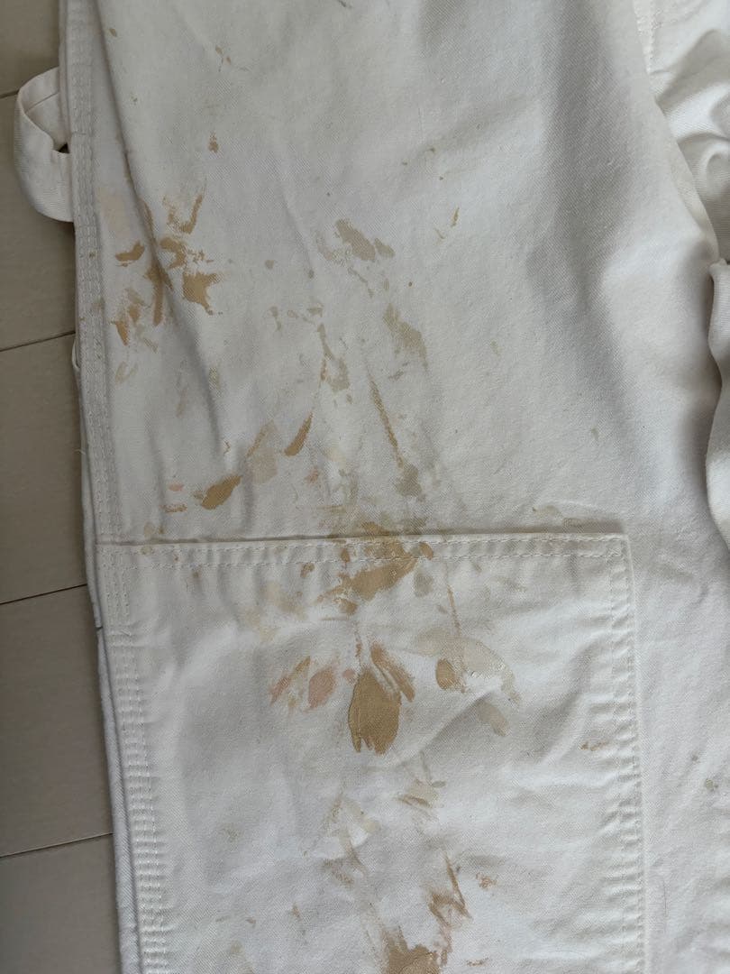 な*い様 Dickies double knee painter pants 白