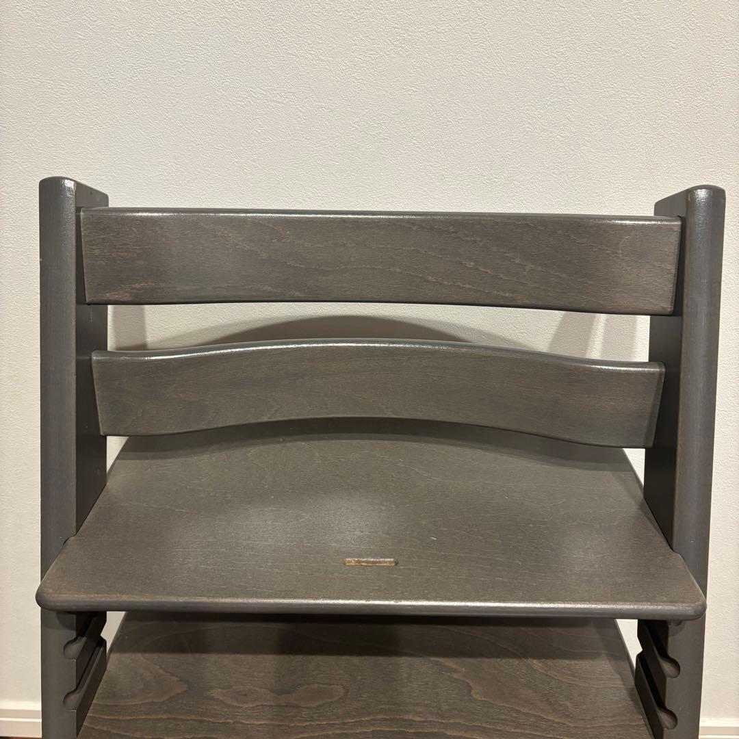 ストッケ トリップトラップ ヘイジーグレー ベビーセット付 S/N5 極美品