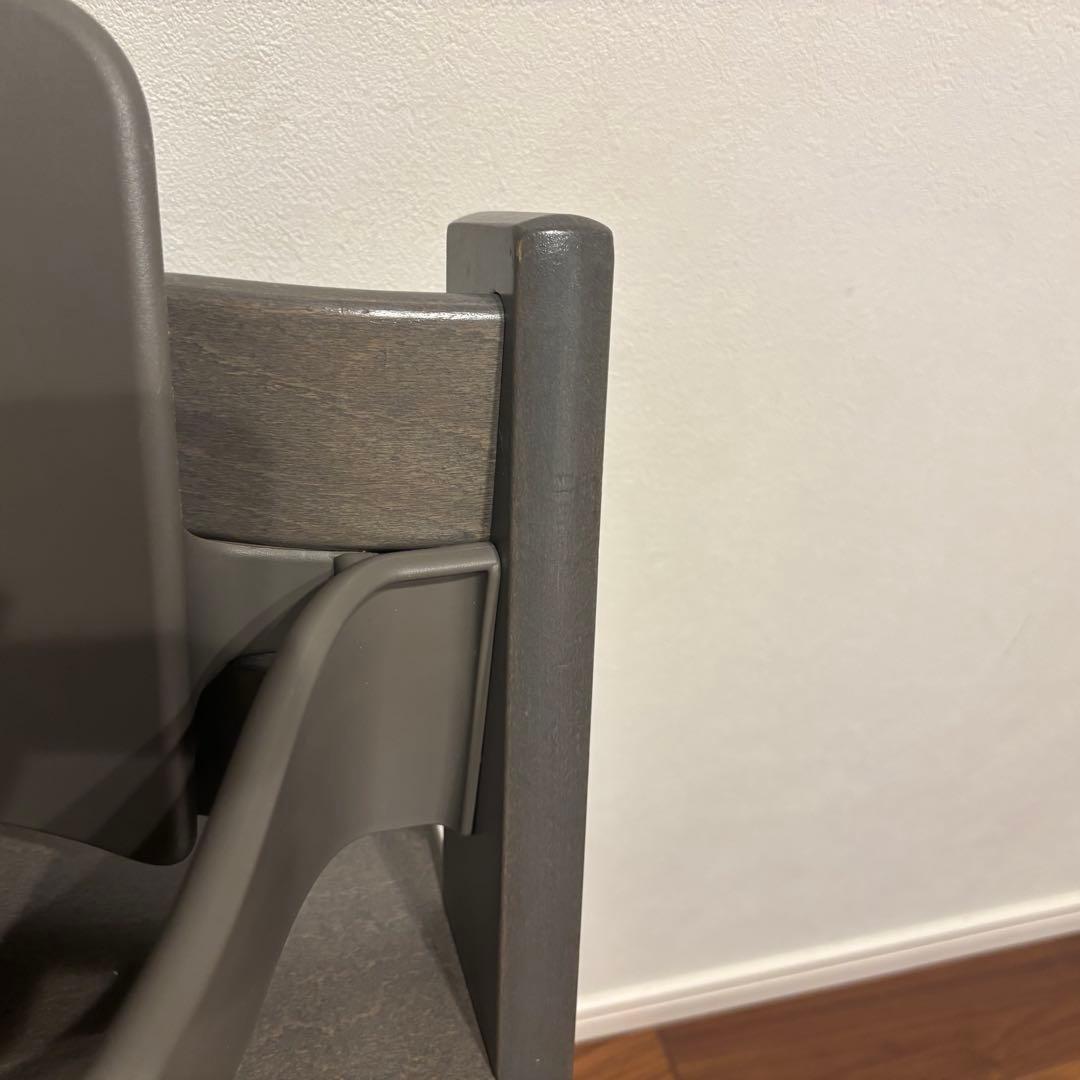 ストッケ トリップトラップ ヘイジーグレー ベビーセット付 S/N5 極美品