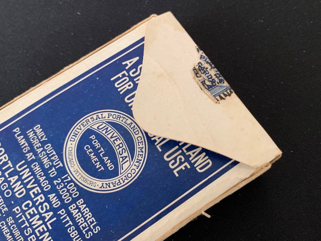 1908年製 Universal Portland Cement ビンテージ