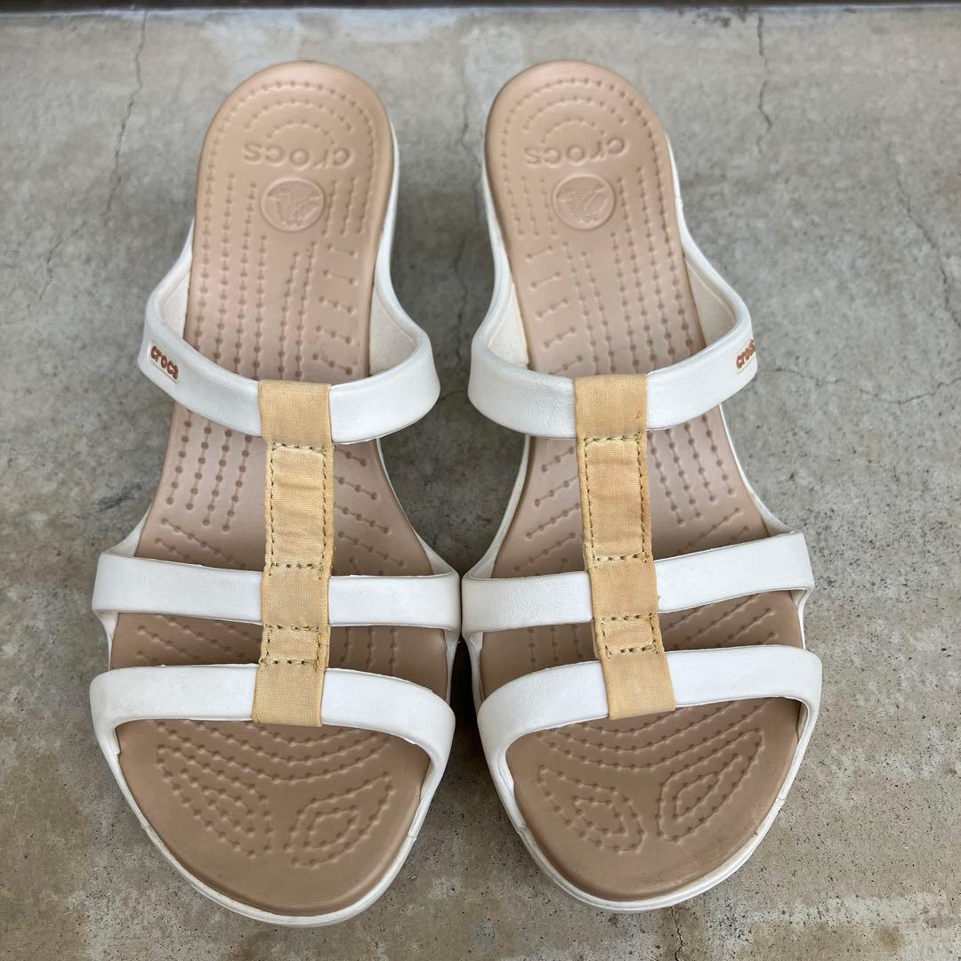 【廃盤品】CROCS クロックス　サイプラス　24㎝　w8 ホワイト