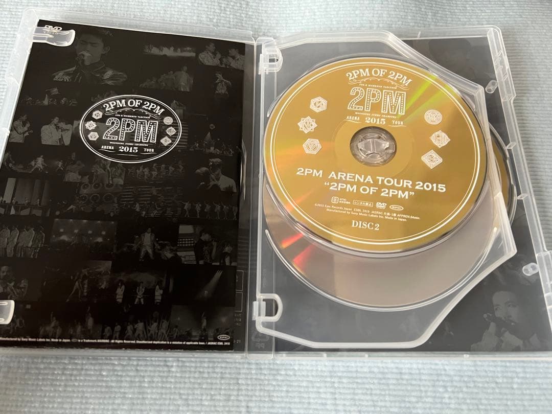 2PM 「2PM OF 2PM」初回限定生産盤 DVD （おまけ銀テープ）