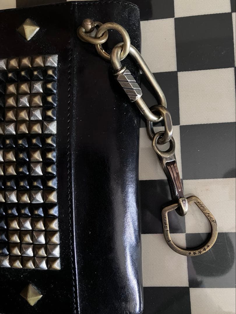 ブラス製刻印入りカラビナ　north&judd製ナスカン使用キーチェーン　新品！