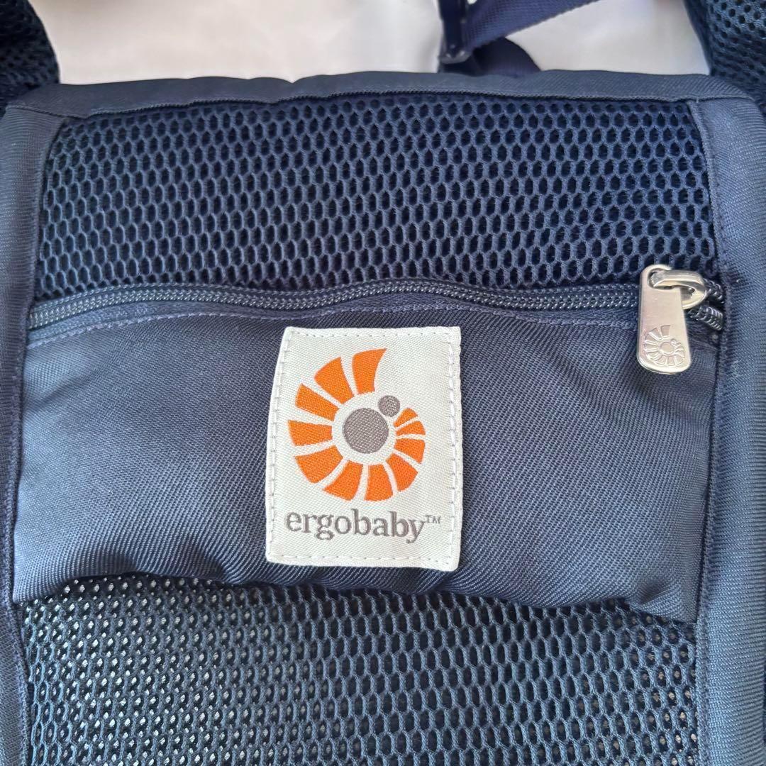 【日本限定】美品✨抱っこ紐　エルゴベビーアダプト　クールエア　紺