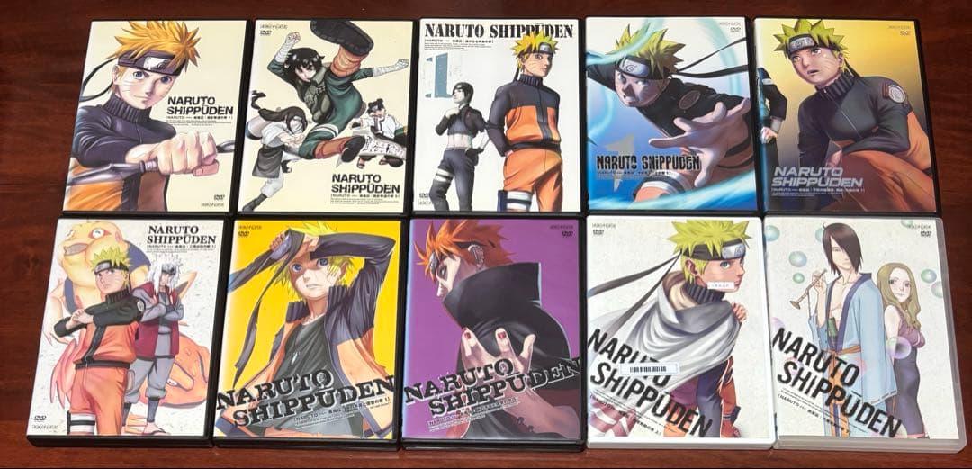 ケース付 ナルト疾風伝+BORUTO(ボルト)+劇場版 全270巻セット dvd