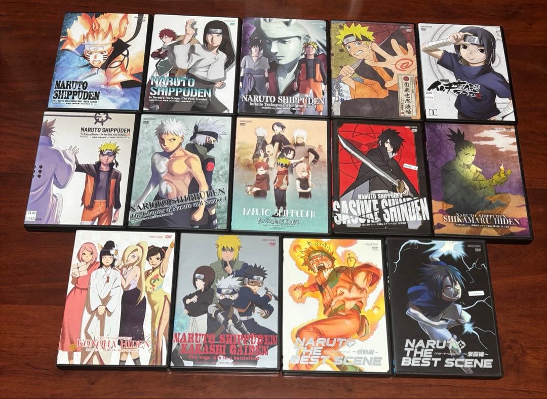 ケース付 ナルト疾風伝+BORUTO(ボルト)+劇場版 全270巻セット dvd