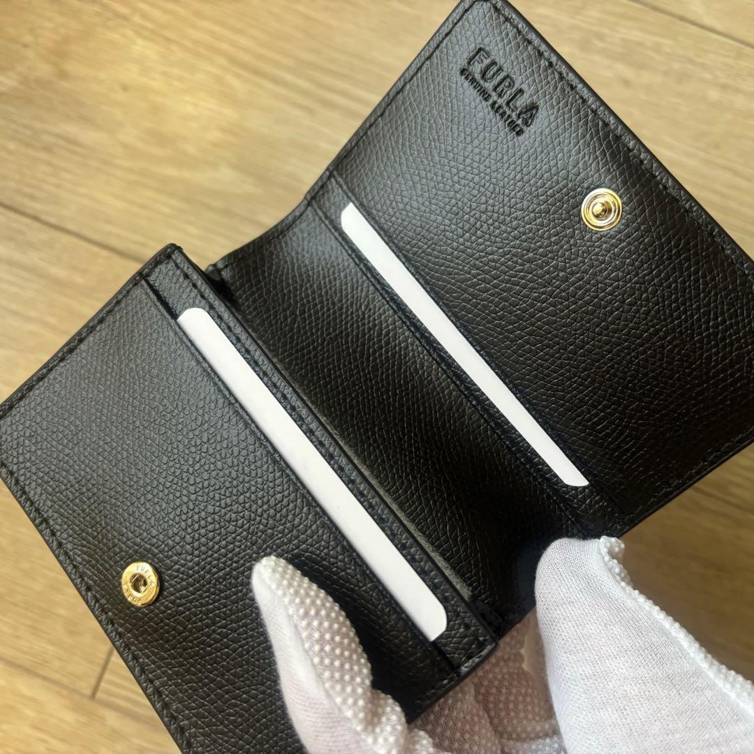 【新品未使用】FURLA フルラカードケース 名刺入れ ブラック