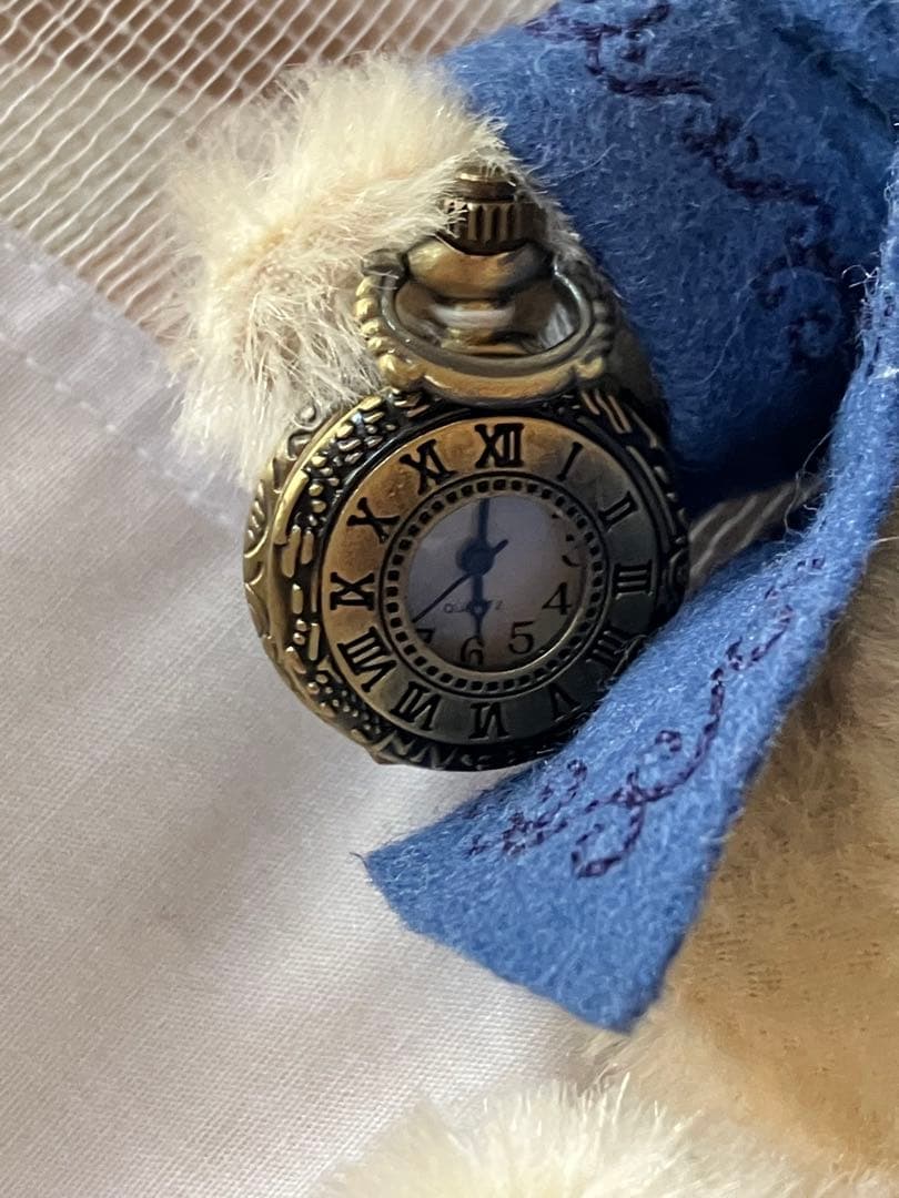 シュタイフ　steiff　ウサギのヴィンセント　白うさぎ　不思議の国のアリス