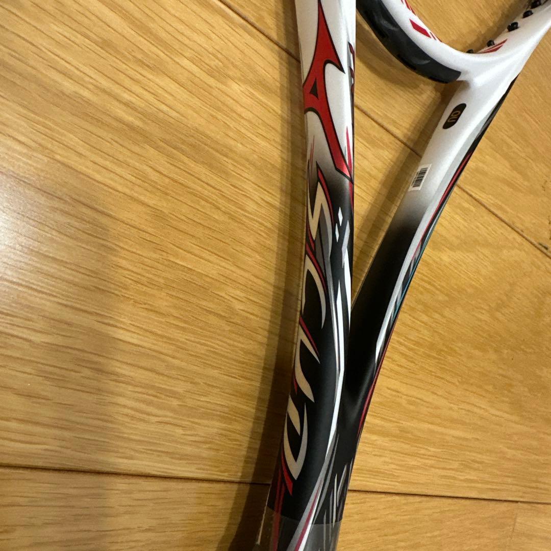 ⭐️新品未使用⭐️ミズノソフトテニスラケット スカッドPRO-R 0U 黒/白/赤