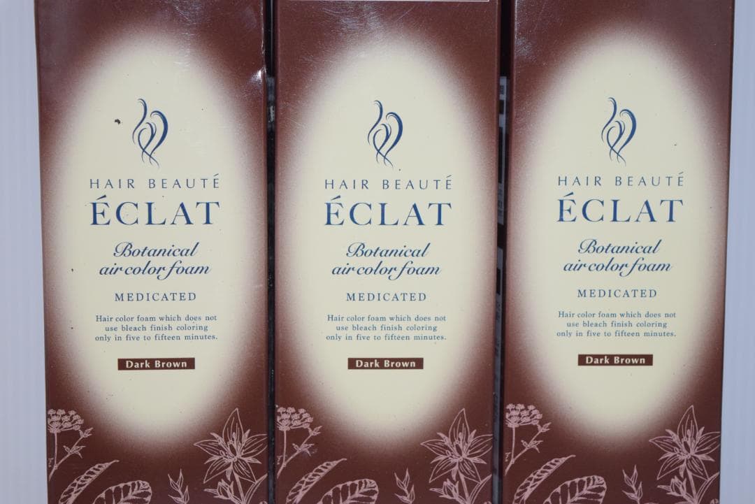 ヘアボーテ エクラ ボタニカル エアカラーフォームEX ダークブラウン ３本