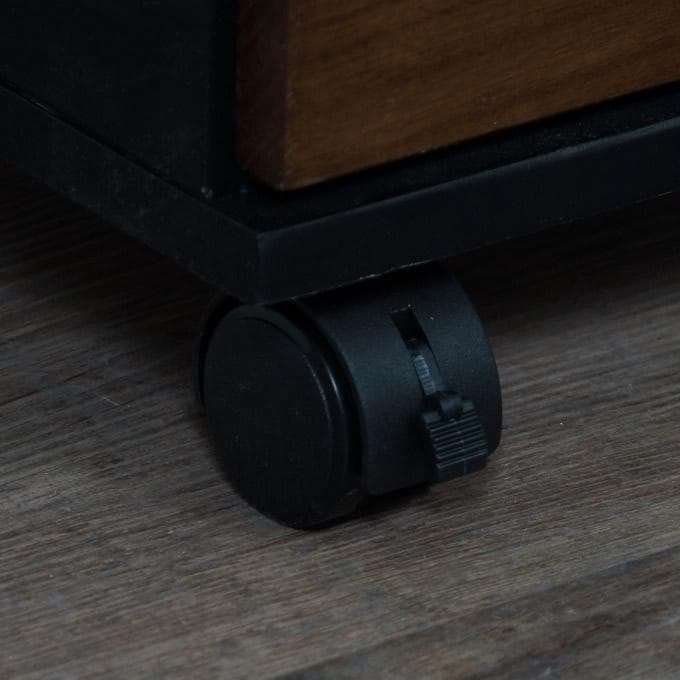 【新品】北欧風 スリムチェスト 9段 ファイル収納　キャスター付き