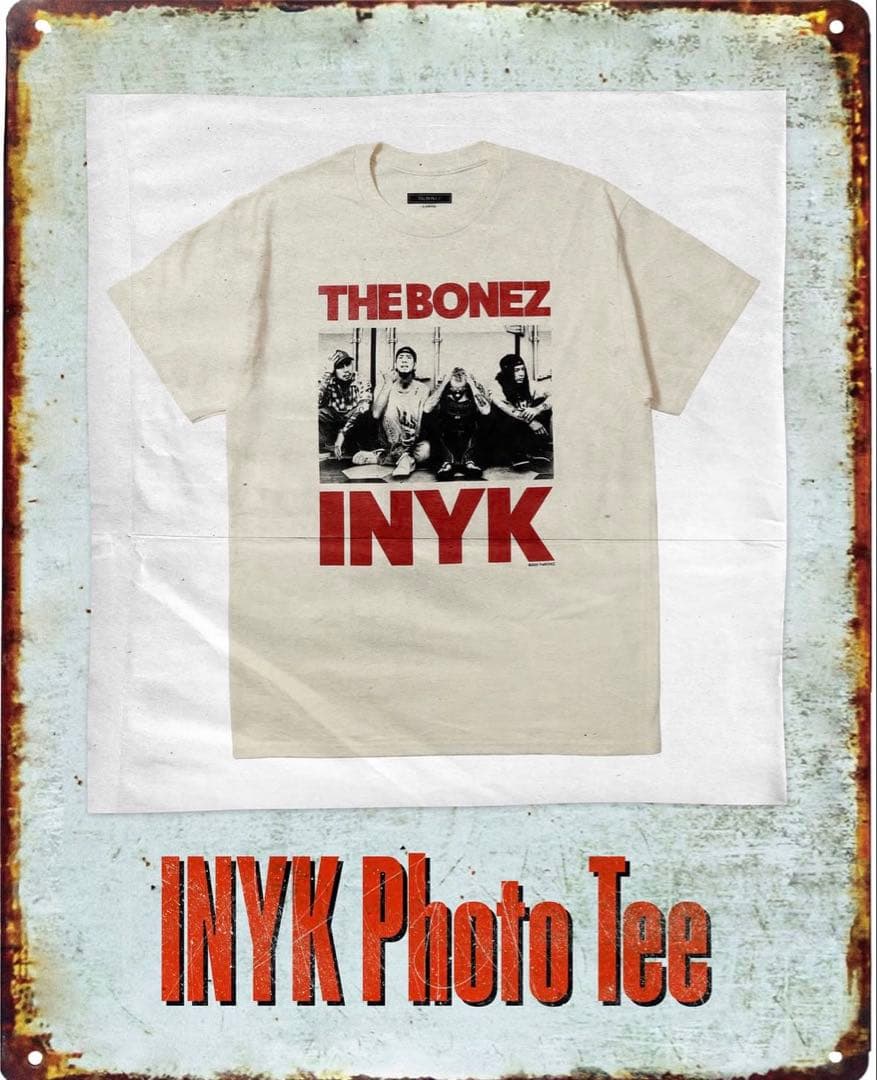 THE BONEZ INYK Photo Tee Lサイズ