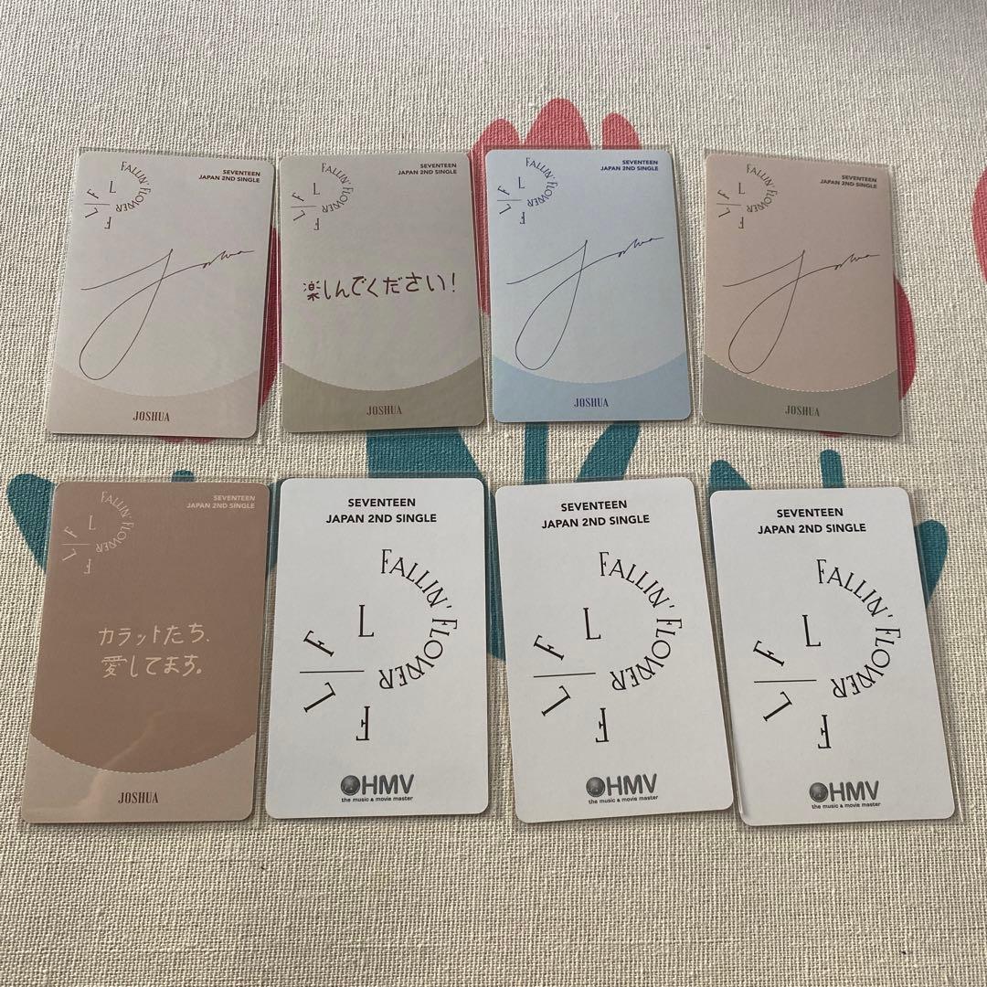 ジョシュア 舞い落ちる花びら トレカ HMV CARAT コンプ セブチ