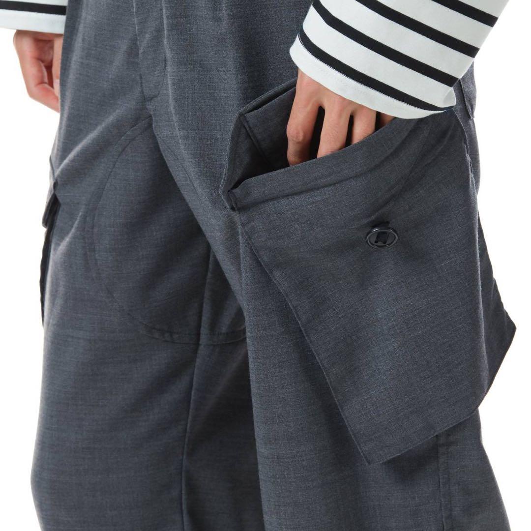 SOPHNETソフネット　ノーカラージャケット　カーゴパンツ セットアップ L