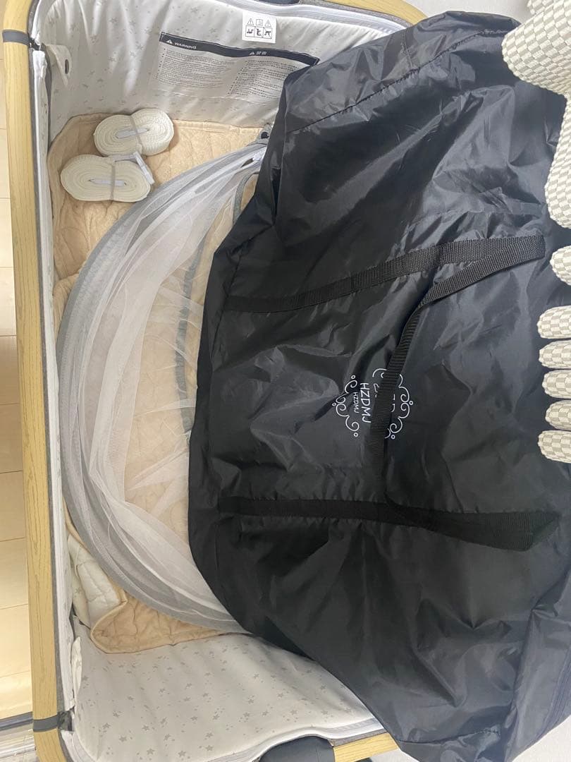 HZDMJベビーベッド 添い寝 折り畳み式