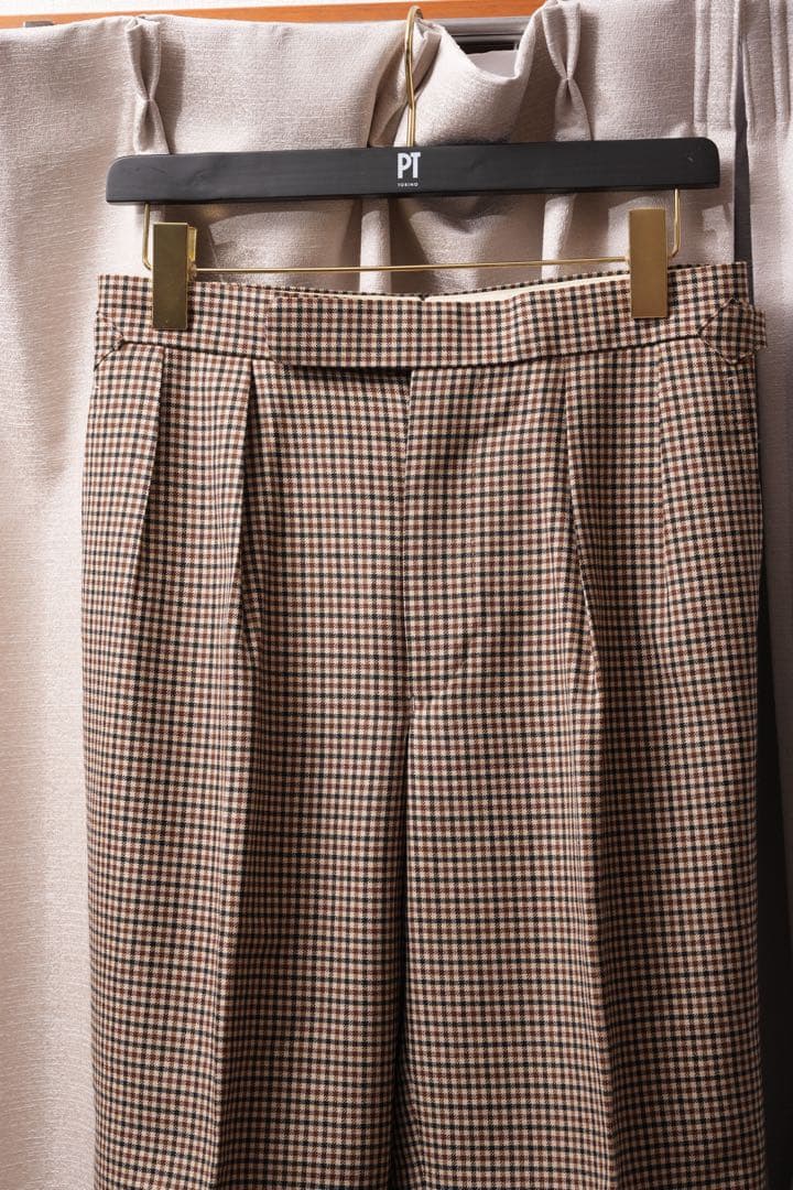 Fumiya Hirano ガンクラブチェック トラウザーズ