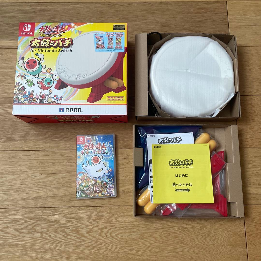 太鼓の達人 ドンダフルフェスティバル　 ソフト・太鼓・バチのセット