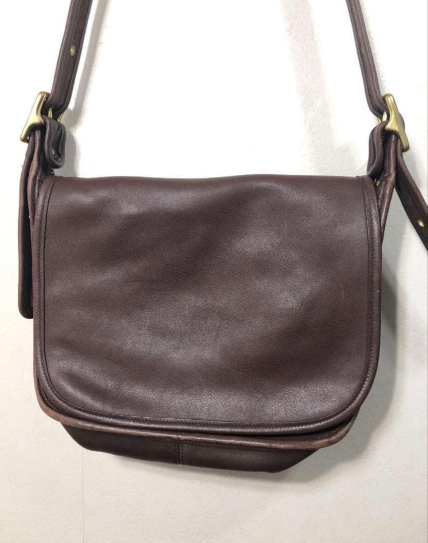 OLD COACH レザー ショルダー バッグ オールドコーチ