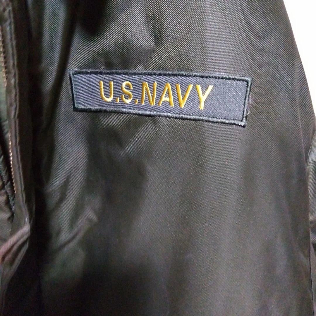 実物U.S. NAVY デッキジャケット ECWI。12/25迄、その後削除品。