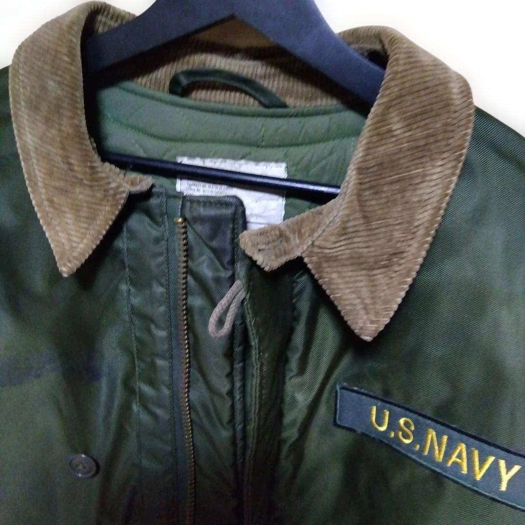 実物U.S. NAVY デッキジャケット ECWI。12/25迄、その後削除品。