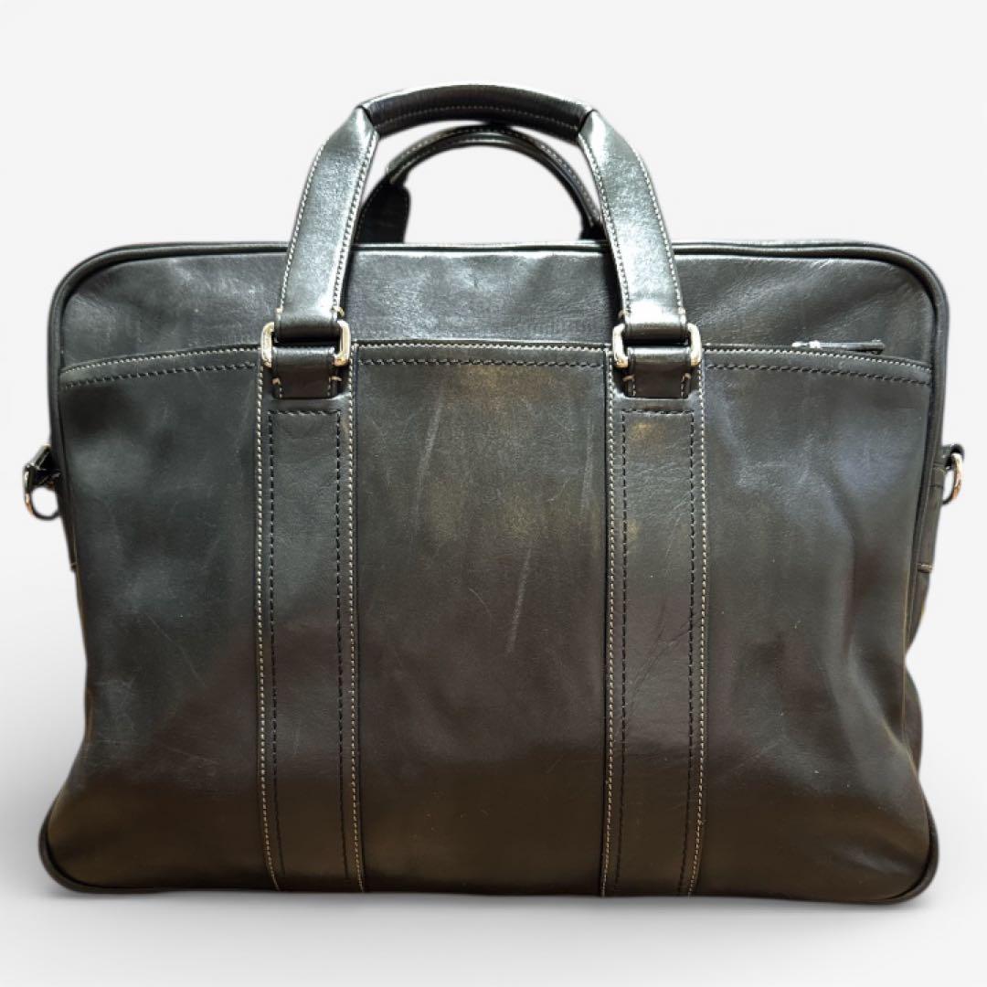 COACH コーチ 2way ビジネスバッグ ブラック 70168 カーフレザー
