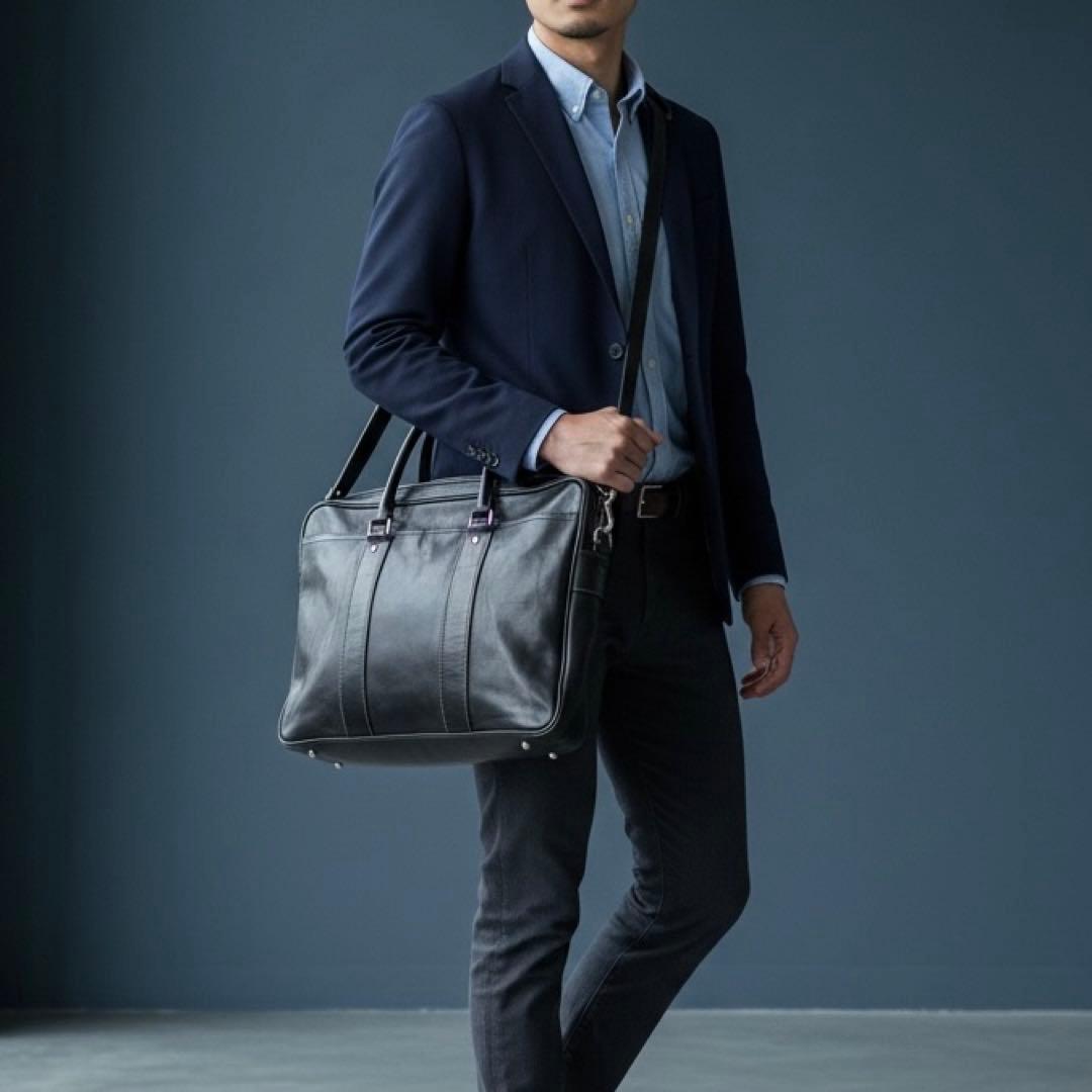 COACH コーチ 2way ビジネスバッグ ブラック 70168 カーフレザー