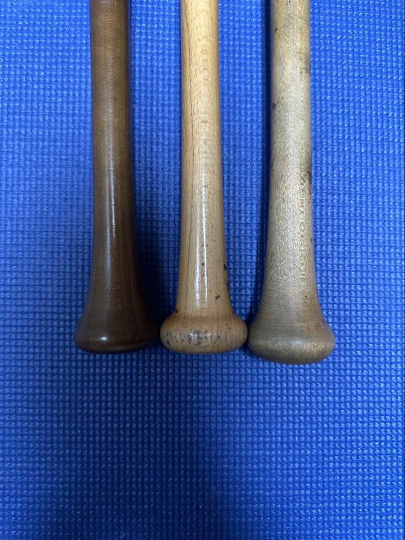 硬式木製バット 数ヶ月使用