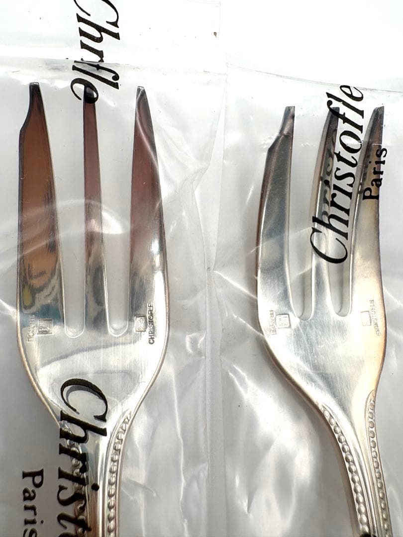 未使用未開封　クリストフル　フォーク　スプーン　カトラリー　4点セット 箱付き
