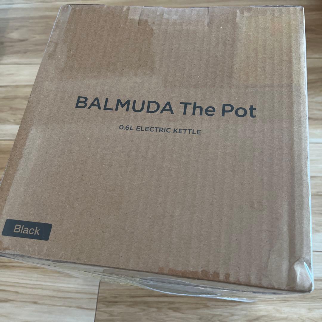 【新品未使用】BALMUDA The Pot 0.6L 電気ケトルKO7A-BK