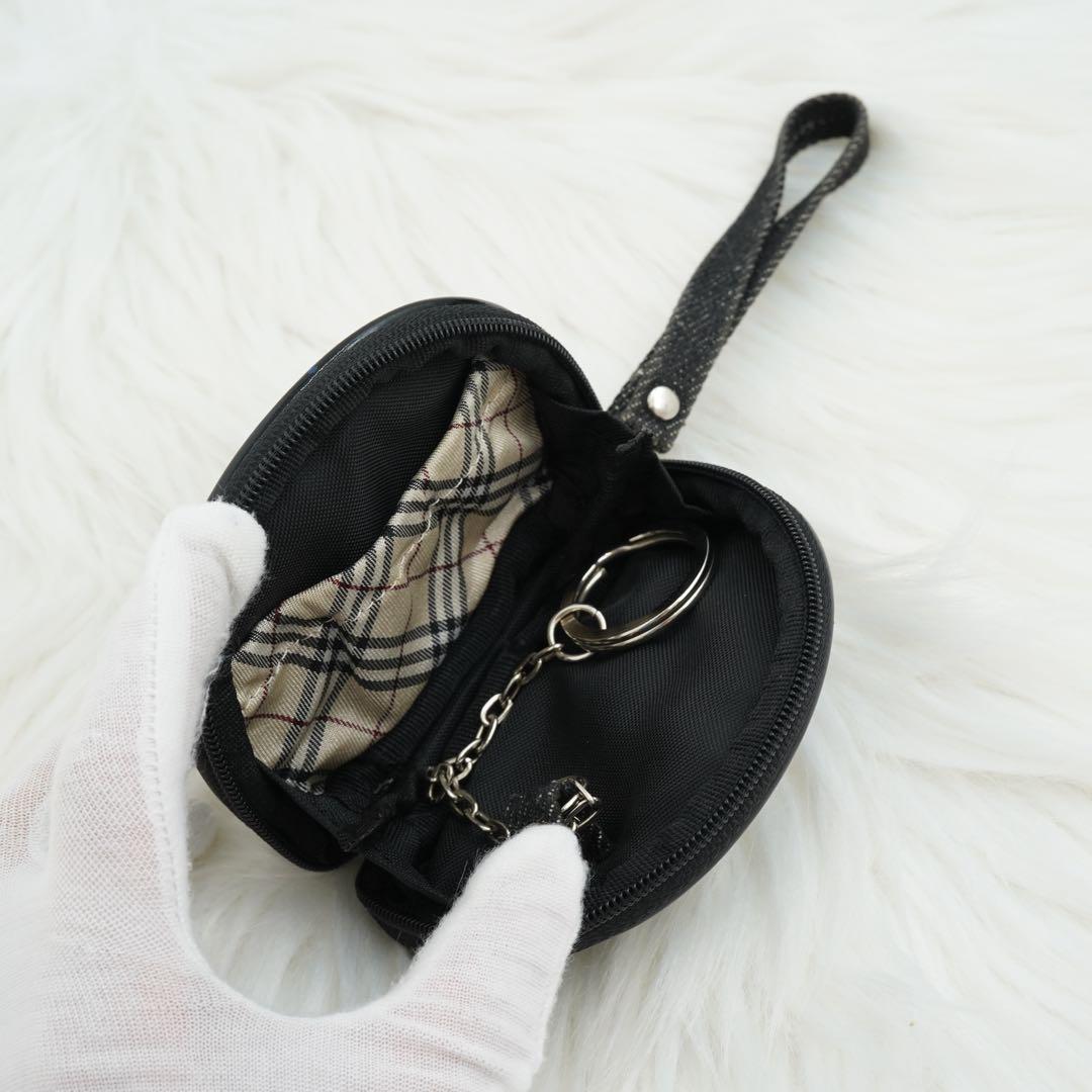 新品同様　BURBERRY LONDON 小銭入れ　ケース　ロゴグラム　黒