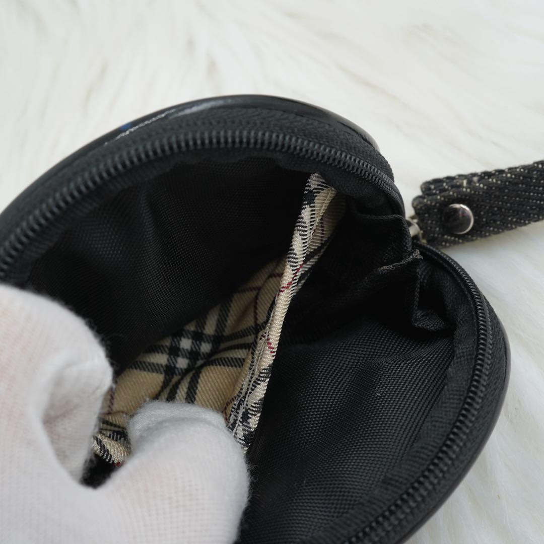 新品同様　BURBERRY LONDON 小銭入れ　ケース　ロゴグラム　黒
