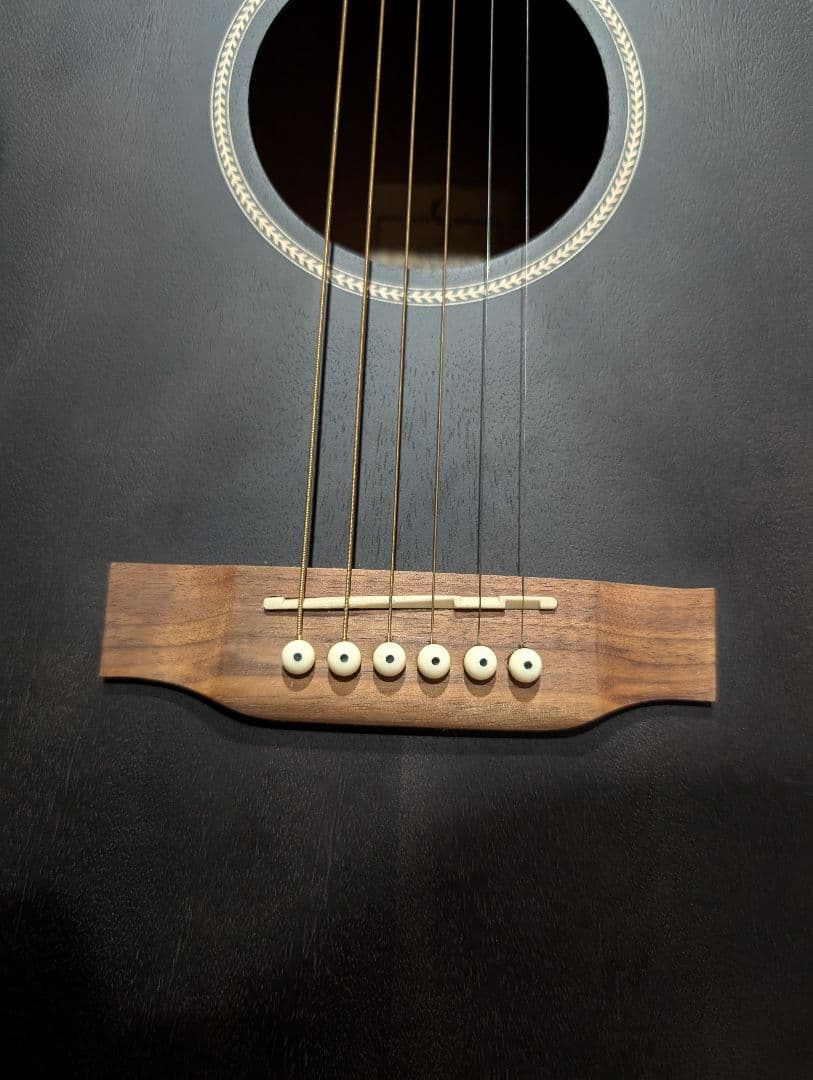 美品/S.yairi YF-04/BLK 改チューナー付エレアコ　ケース付