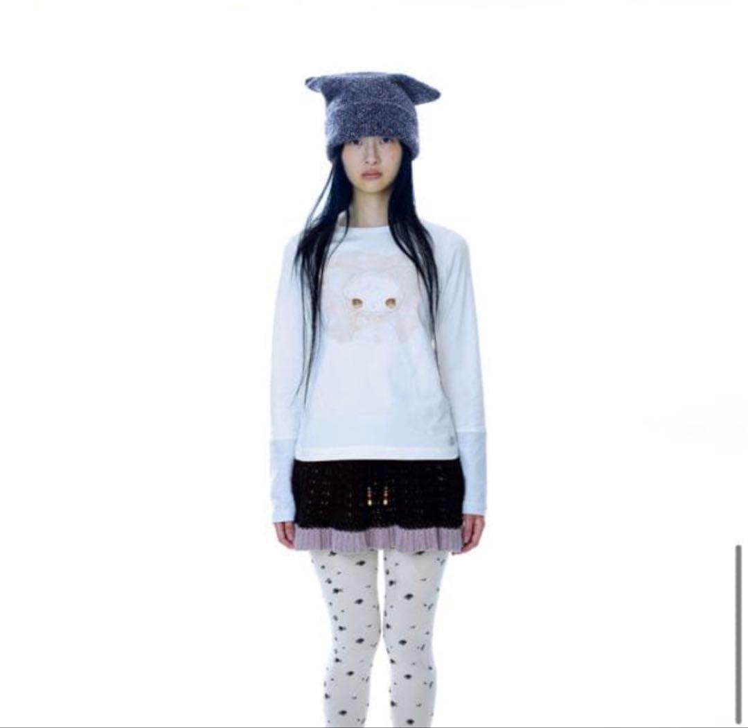 帽子 COYSEIO Wide Cat Beanie Purple