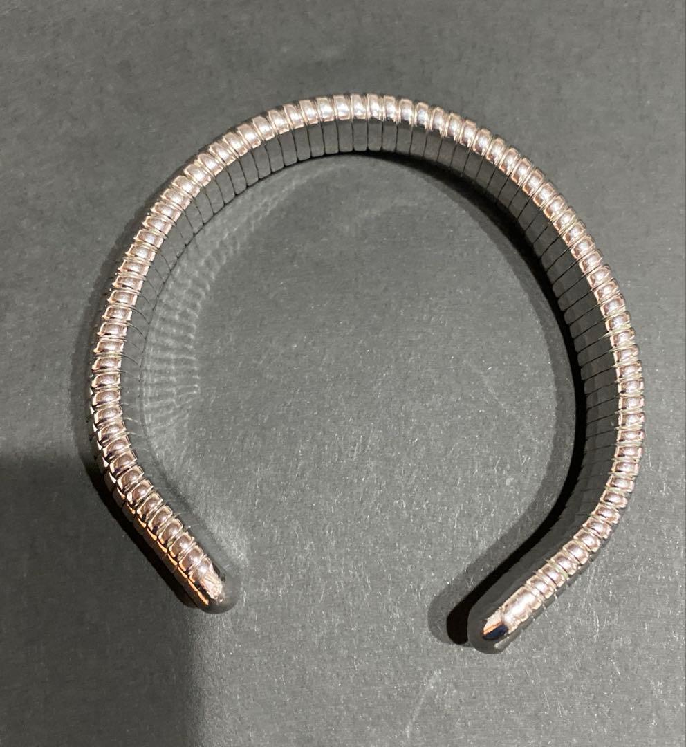 オルゴンリング バングル ブレスレット シルバー系 施術用