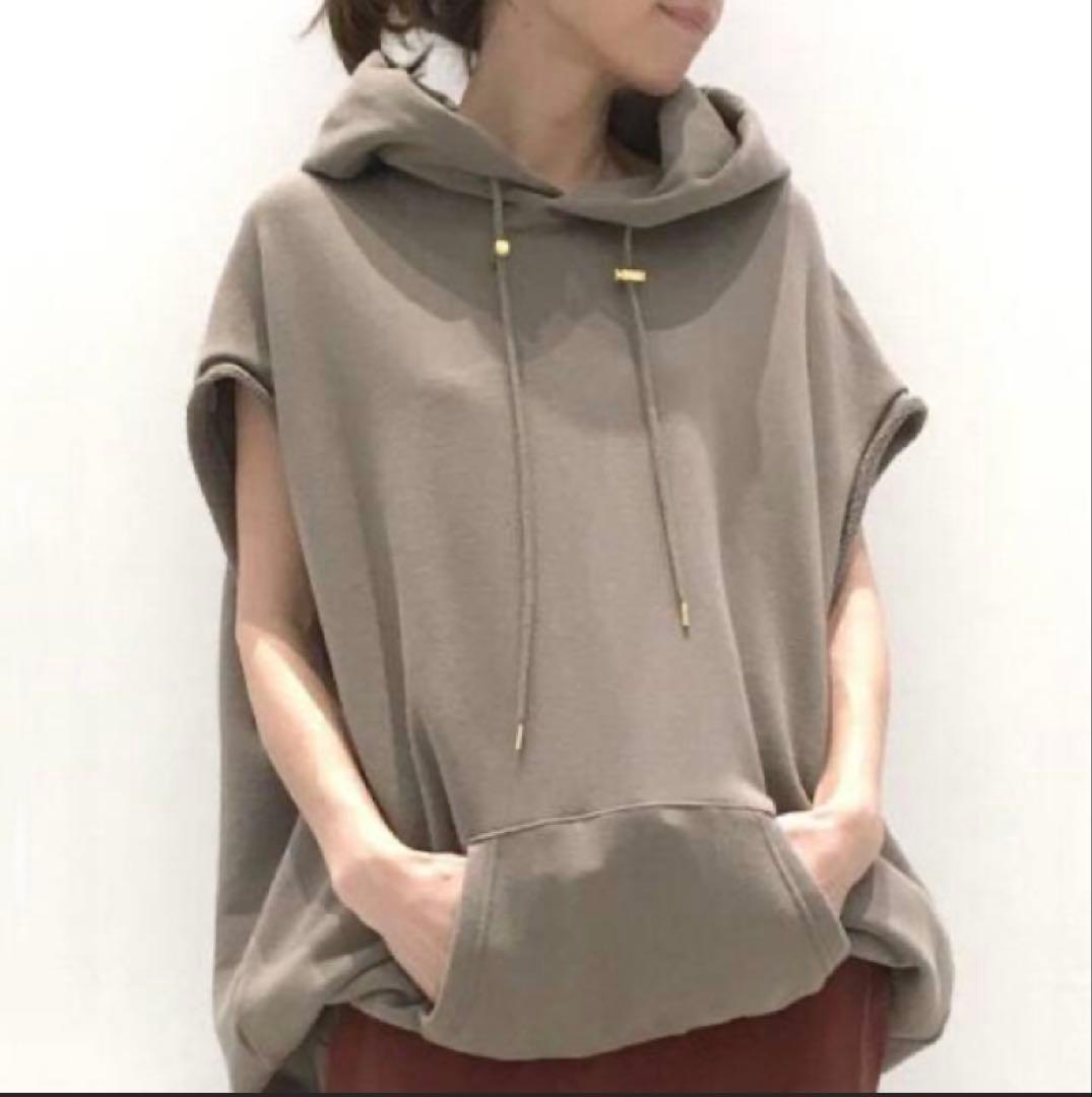 美品★L'Appartementアパルトモン★ノースリーブフーディプルオーバー