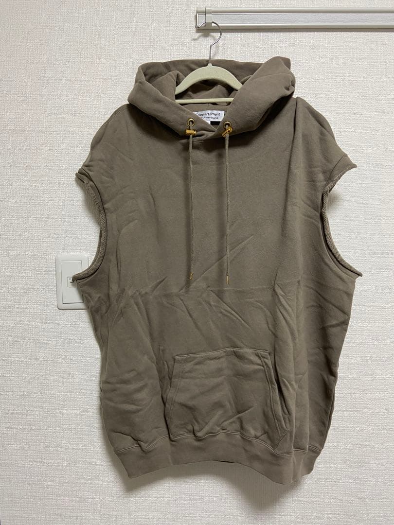 美品★L'Appartementアパルトモン★ノースリーブフーディプルオーバー