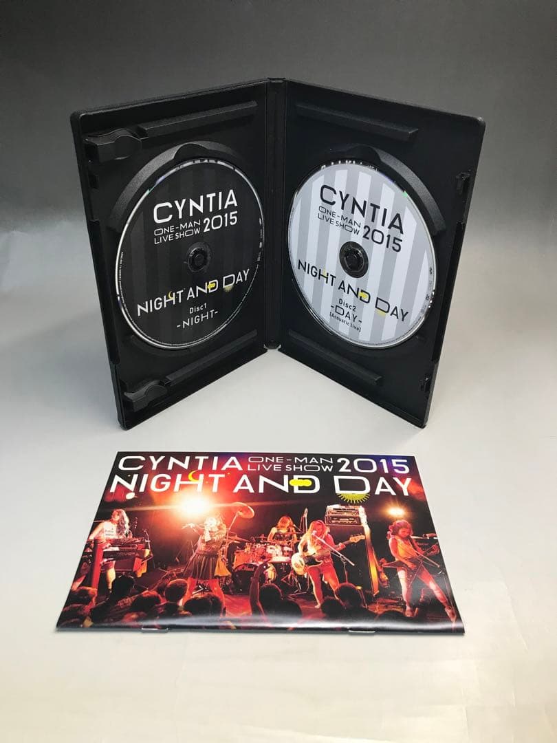 CYNTIA NIGHT AND DAY DVD 2枚組 ワンマンライブ