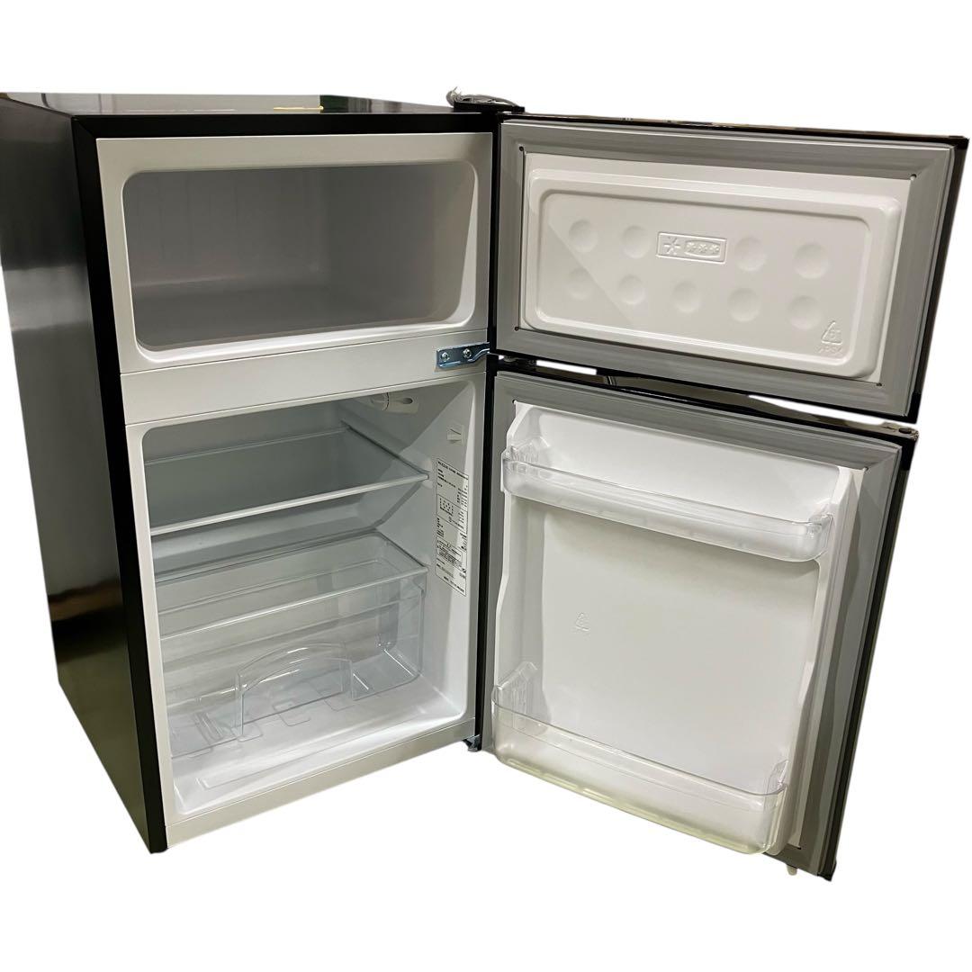 3398 ミニ冷蔵庫 マクスゼン 85L 2ドア冷蔵庫 JR085HM01